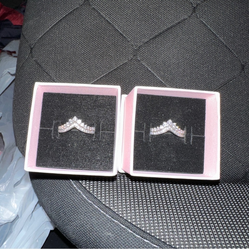 Pandora Princess Wishbone Rings